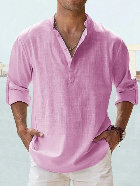René | Camisa de Lino Transpirable
