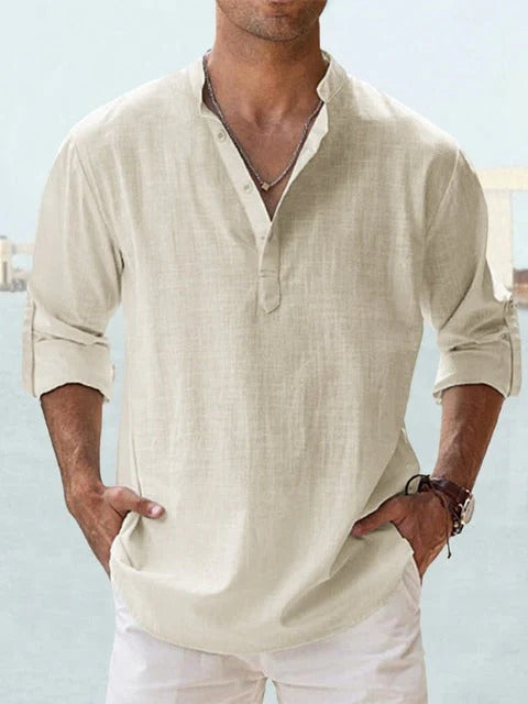 René | Camisa de Lino Transpirable