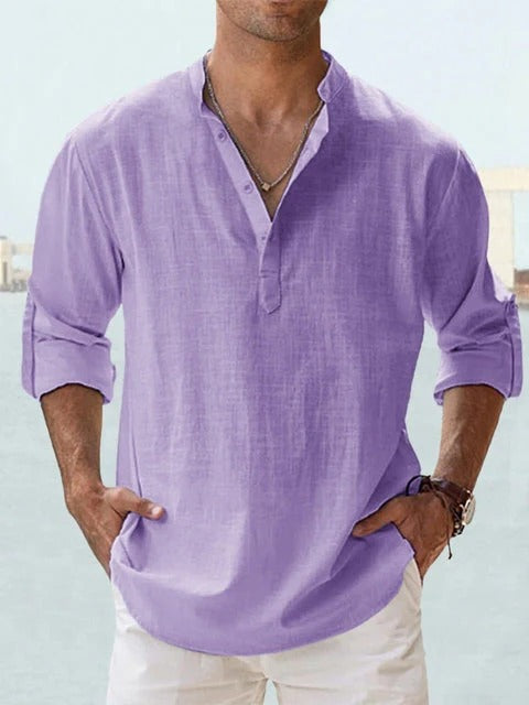 René | Camisa de Lino Transpirable