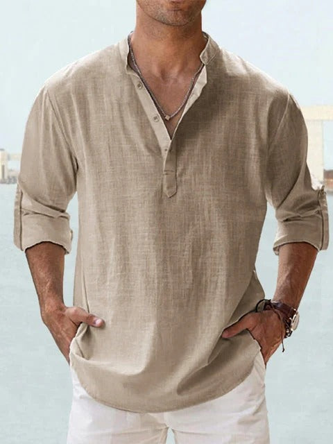 René | Camisa de Lino Transpirable