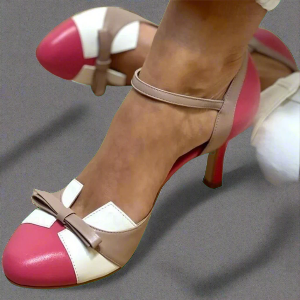 Thalia | Escote multicolor con correa