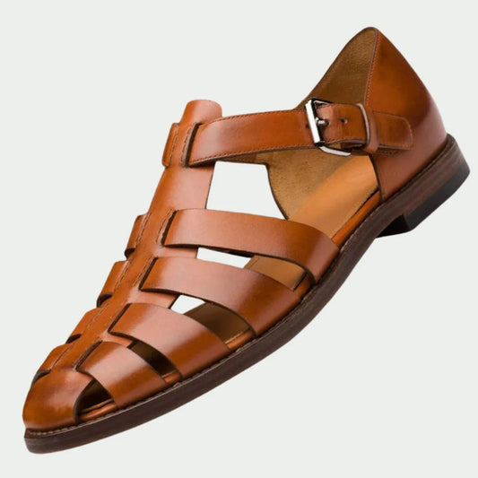 Enzo | Sandalias de piel de primera calidad para hombre