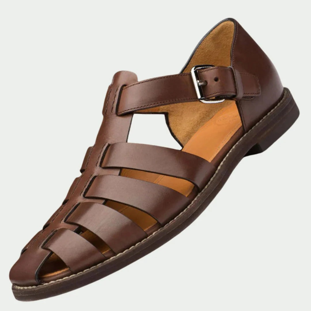 Enzo | Sandalias de piel de primera calidad para hombre
