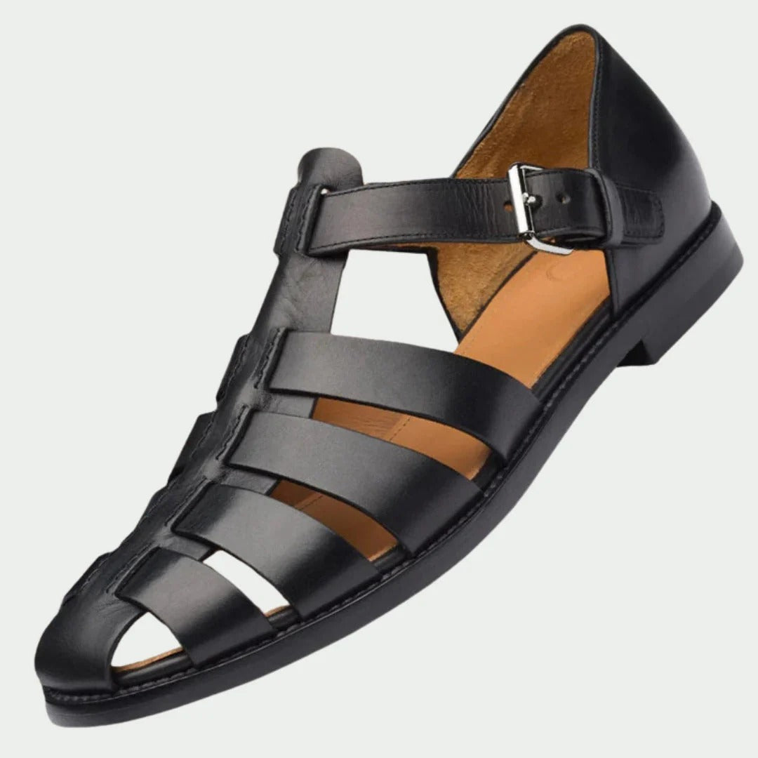 Enzo | Sandalias de piel de primera calidad para hombre