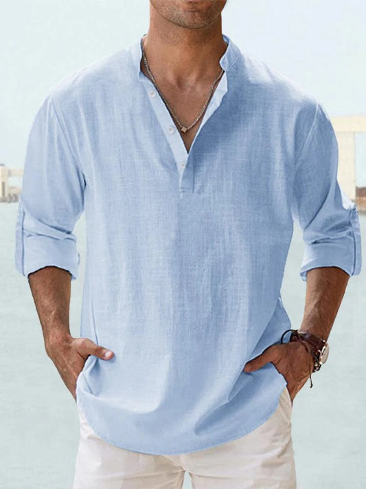 René | Camisa de Lino Transpirable